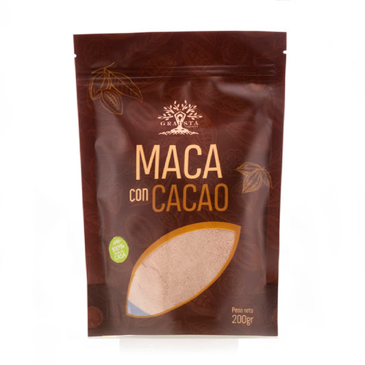MACA CON CACAO EN POLVO 200g