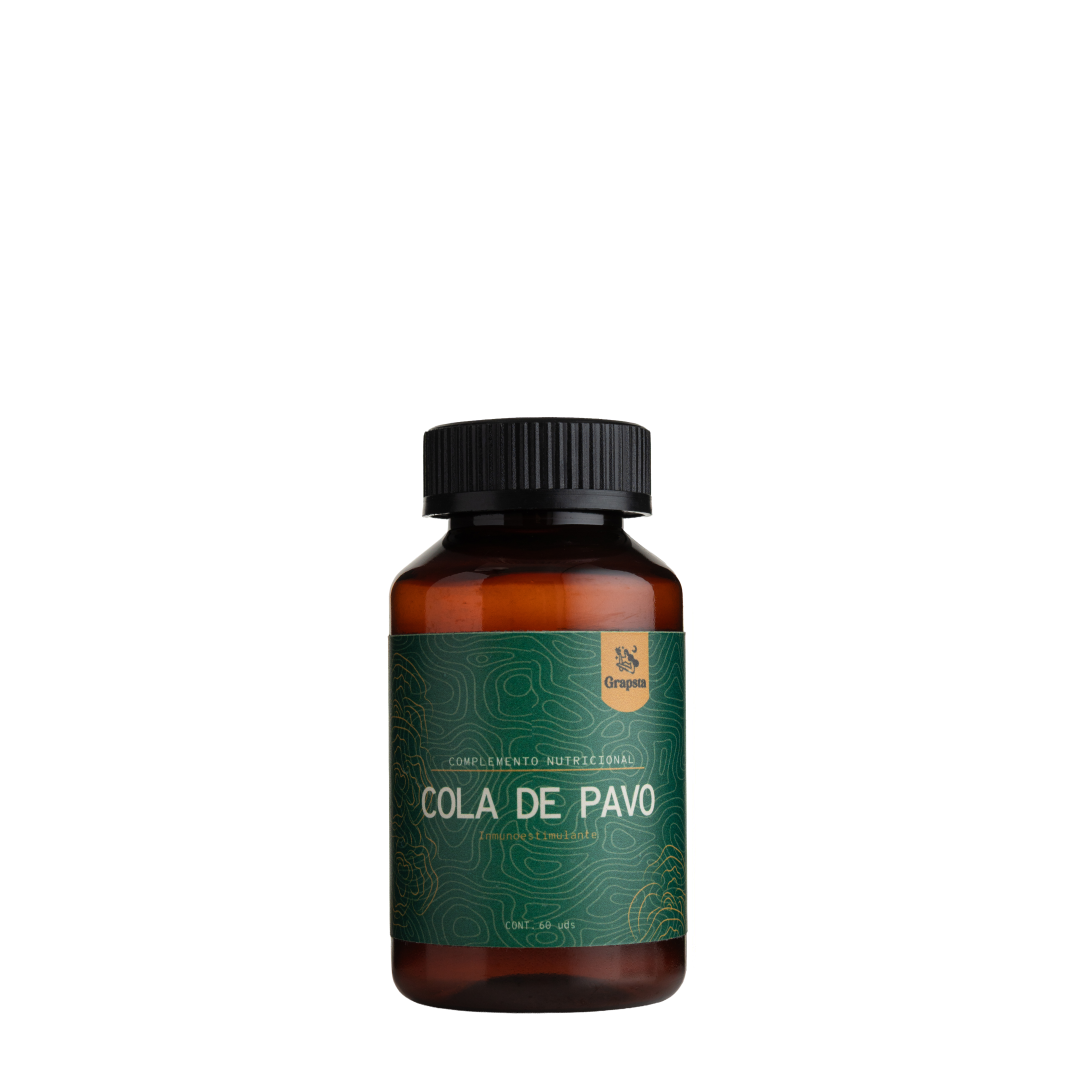 CAPSULAS DE COLA DE PAVO 60U